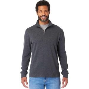 Fair Harbor Compass Quarter-zip Dark Gray Men’s Pullover Sweatshirt Size XL